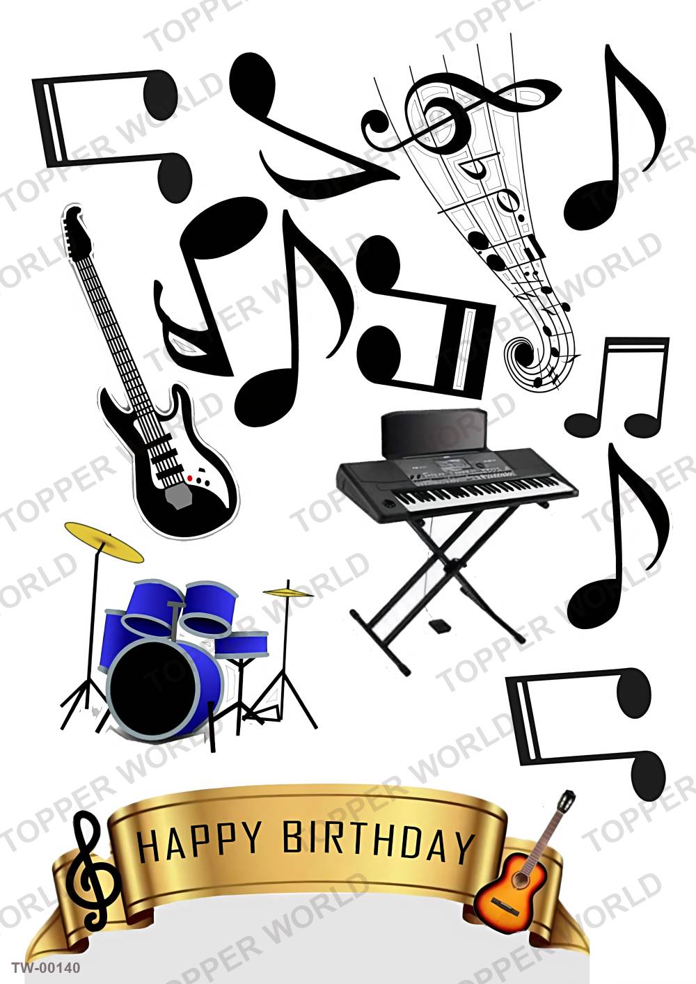 Music Topper Sheet 03 – A4 topper sheet