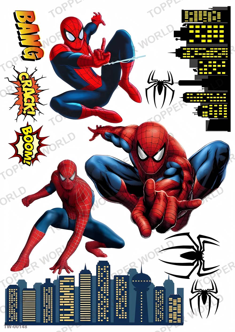 Spiderman Topper Sheet 03 – A4 topper sheet