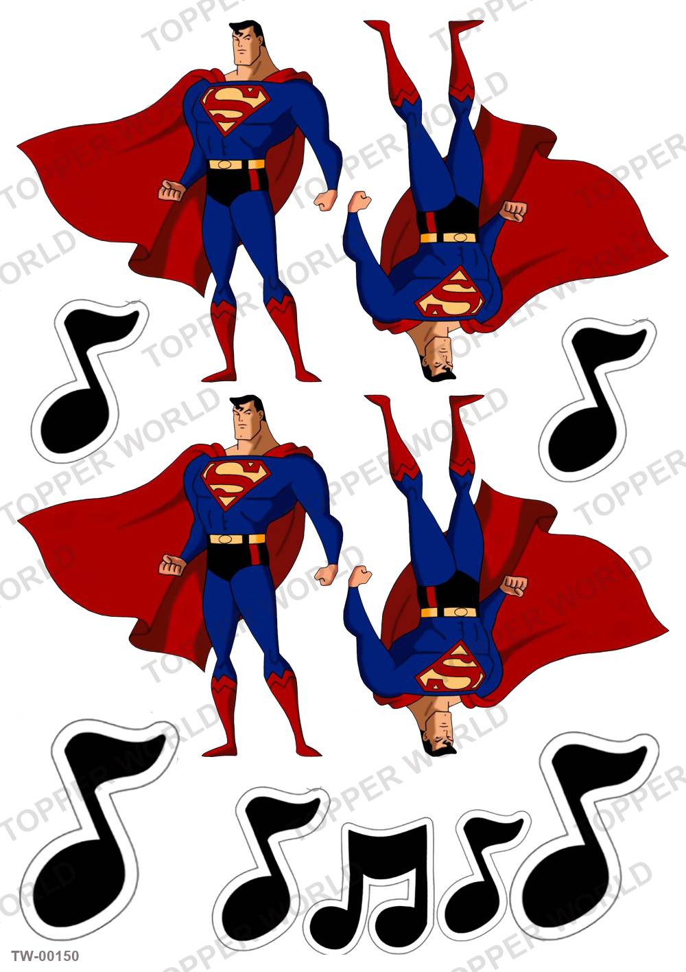 Superman Topper Sheet 03 – A4 topper sheet