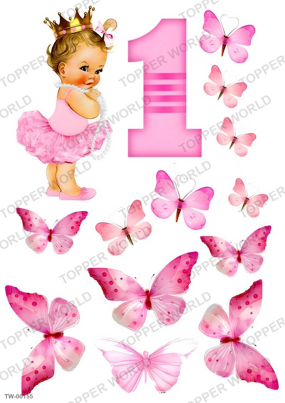 Little Girl Topper Sheet 03 – A4 topper sheet