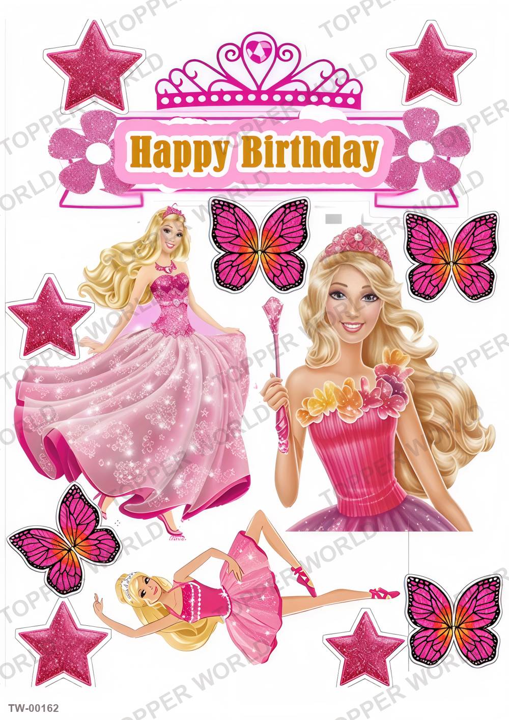 Barbie Topper Sheet 04 – A4 topper sheet