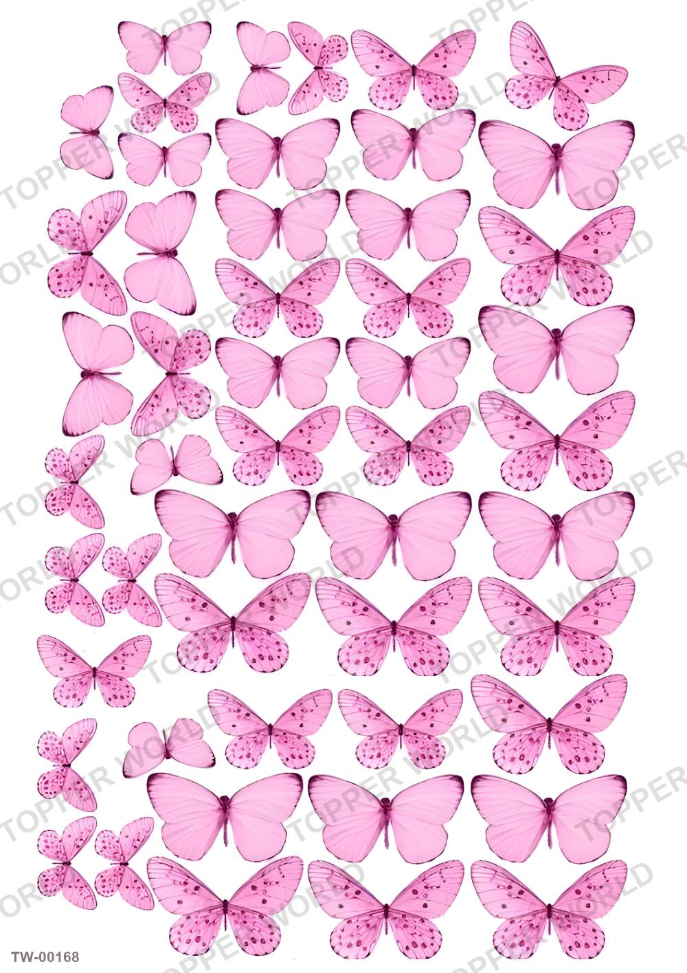 Butterfly Topper Sheet 04 – A4 topper sheet