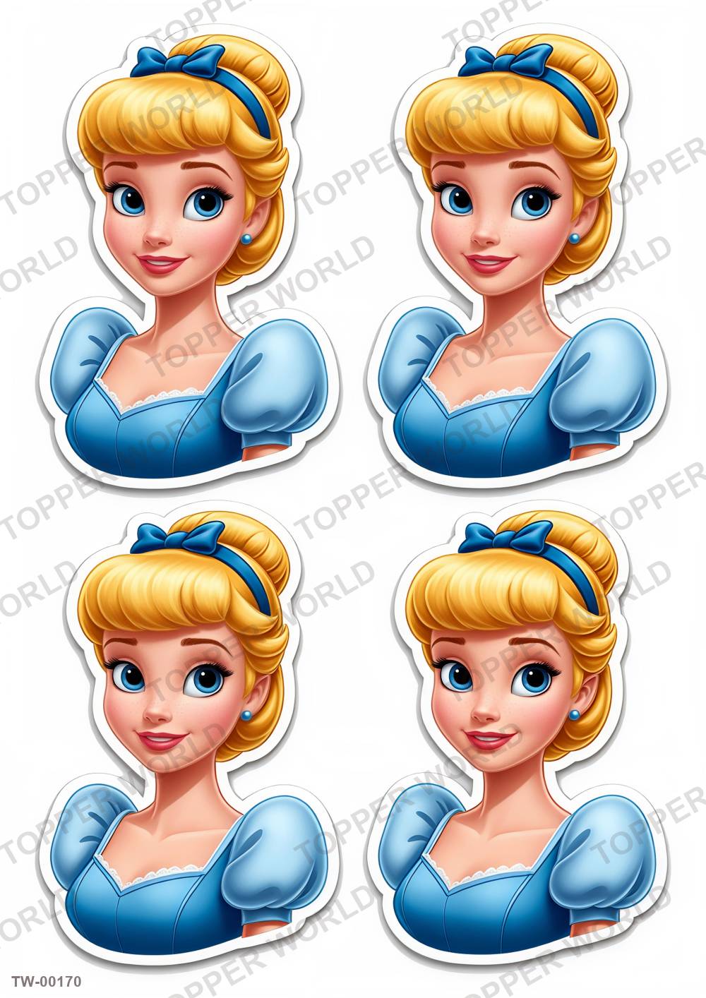 Cinderella Topper Sheet 04 – A4 topper sheet