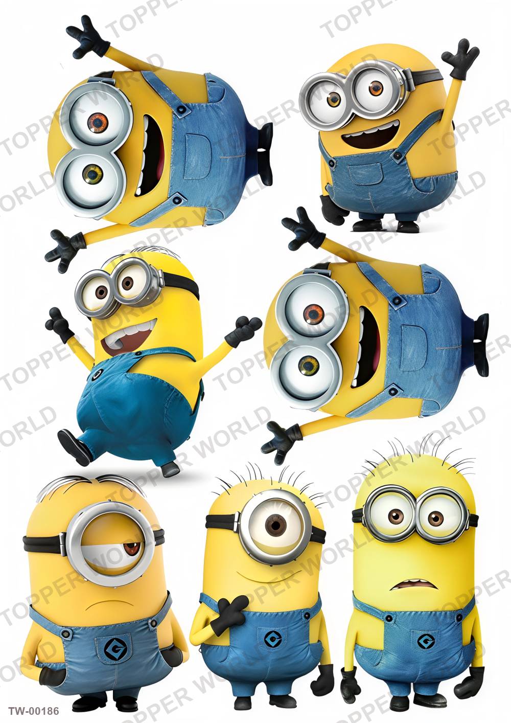 Minions Topper Sheet 04 – A4 topper sheet