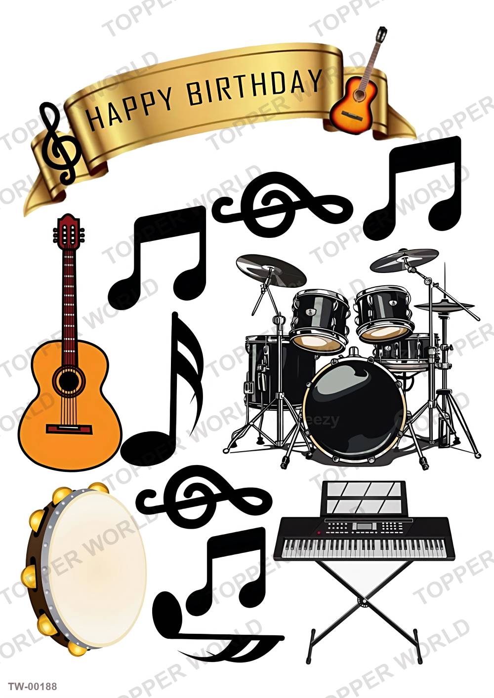 Music Topper Sheet 04 – A4 topper sheet