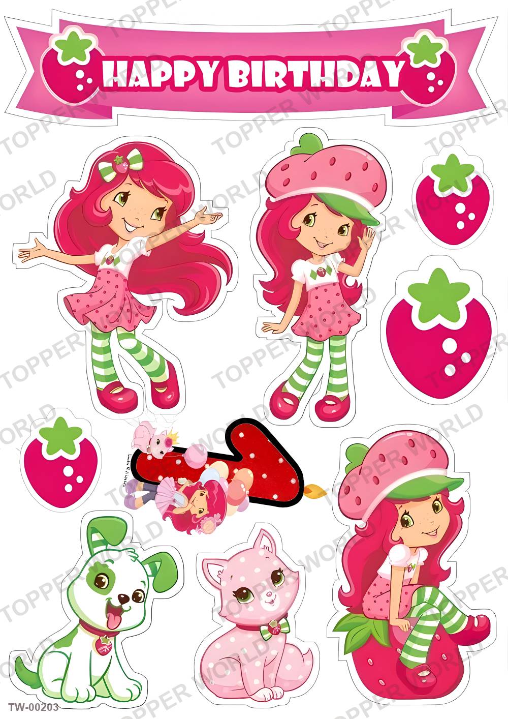 Little Girl Topper Sheet 04 – A4 topper sheet