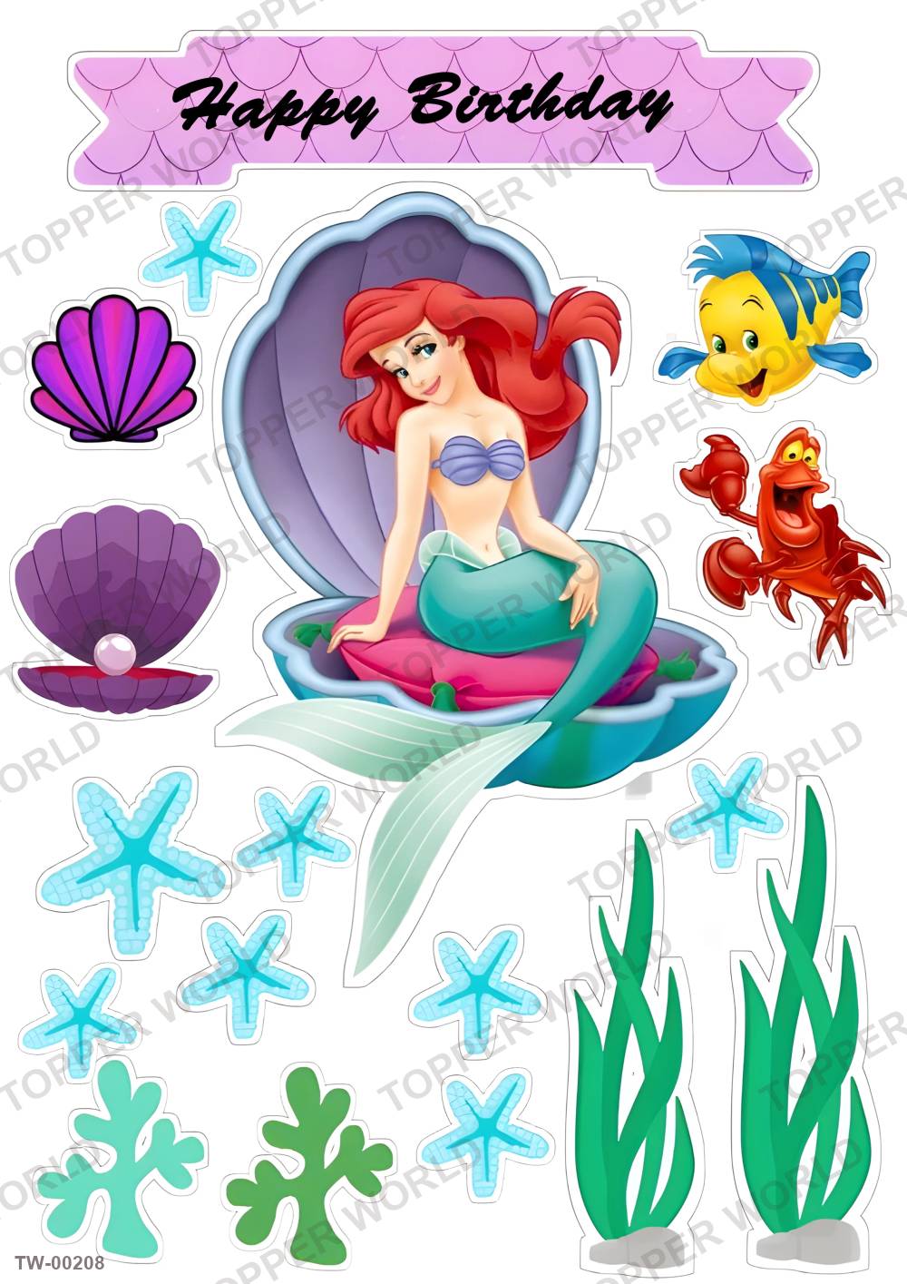 Ariel Topper Sheet 05 – A4 topper sheet