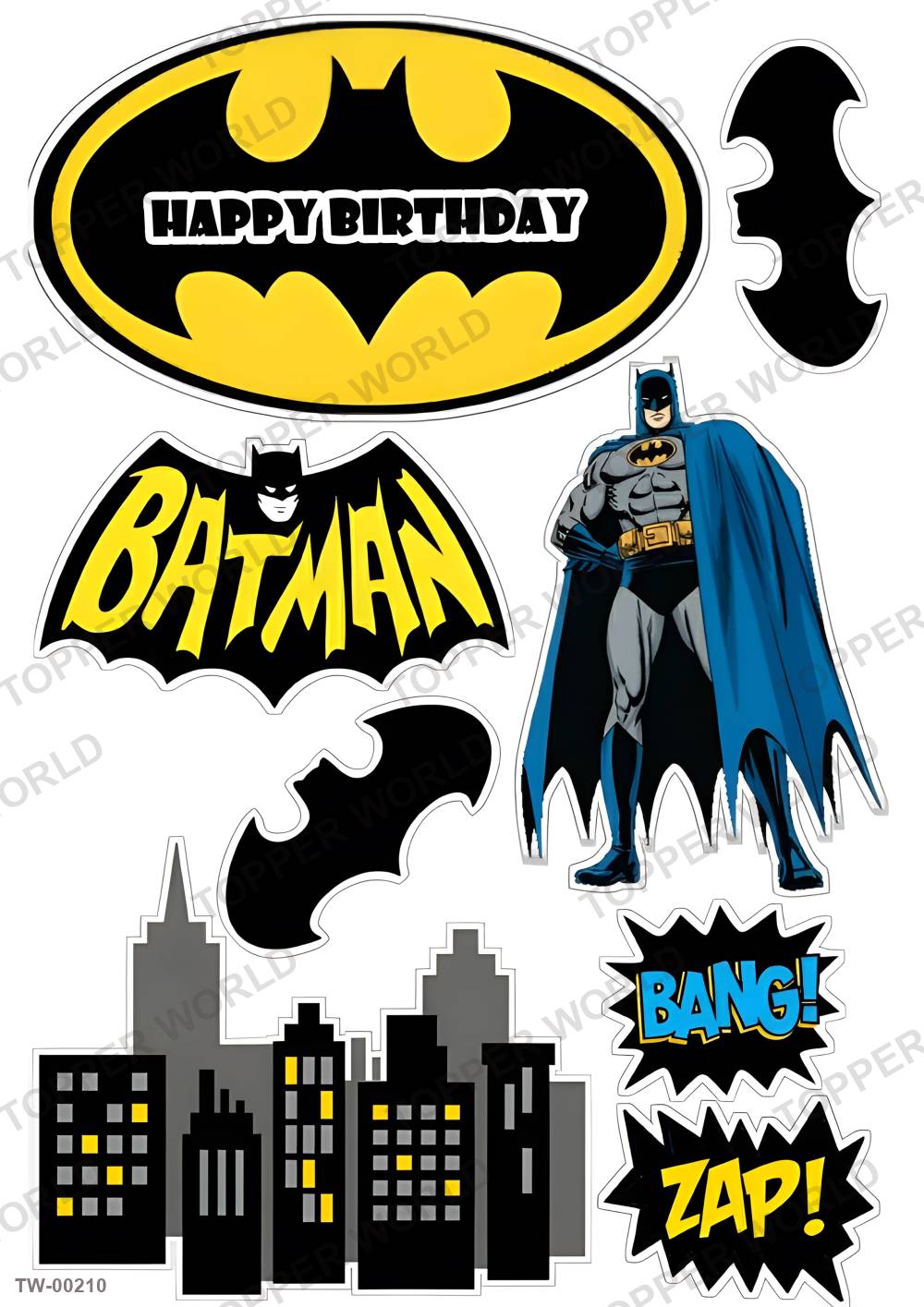 Batman Topper Sheet 05 – A4 topper sheet