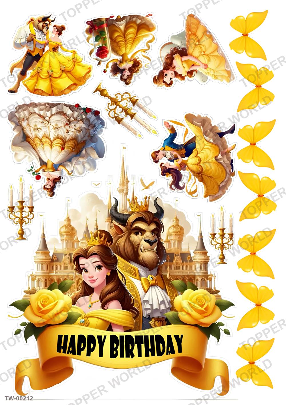 Belle Topper Sheet 05 – A4 topper sheet