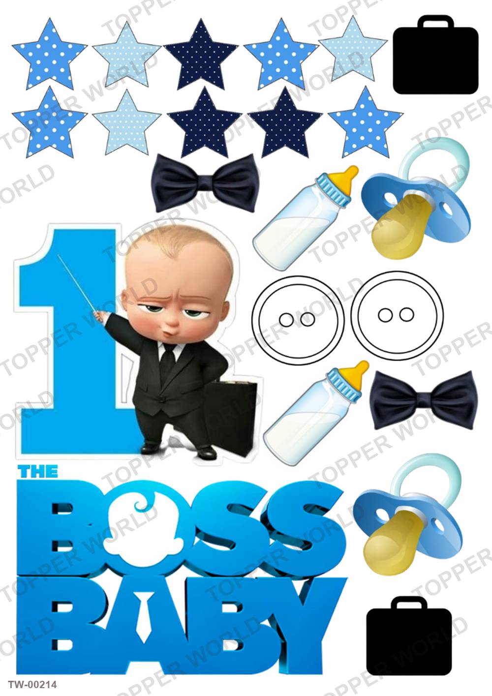Boss Baby Topper Sheet 05 – A4 topper sheet