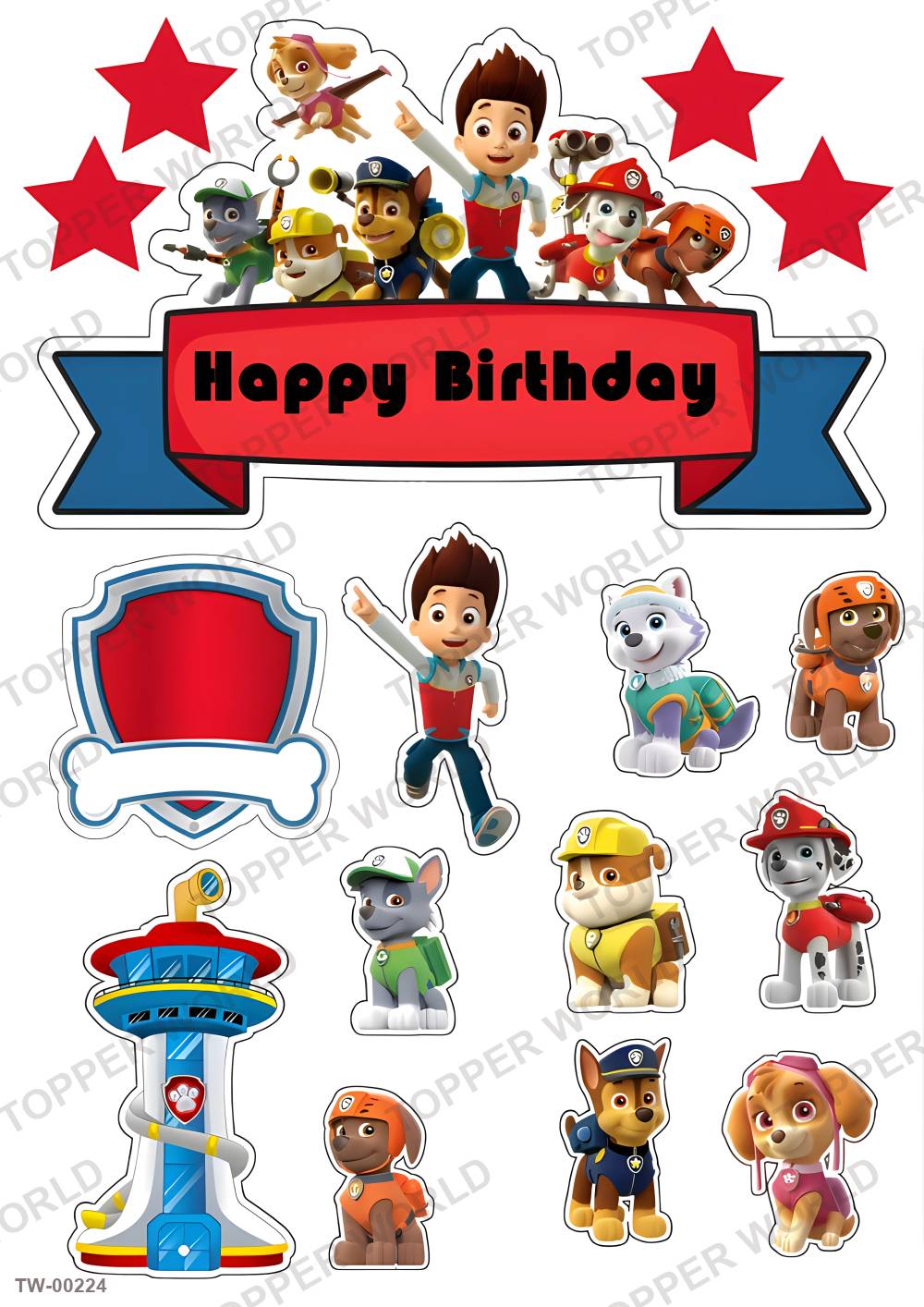 Heroes Topper Sheet 05 – A4 topper sheet