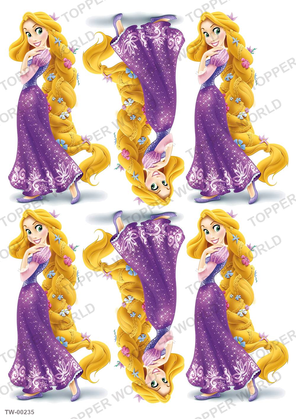 Rapunzel Topper Sheet 05 – A4 topper sheet