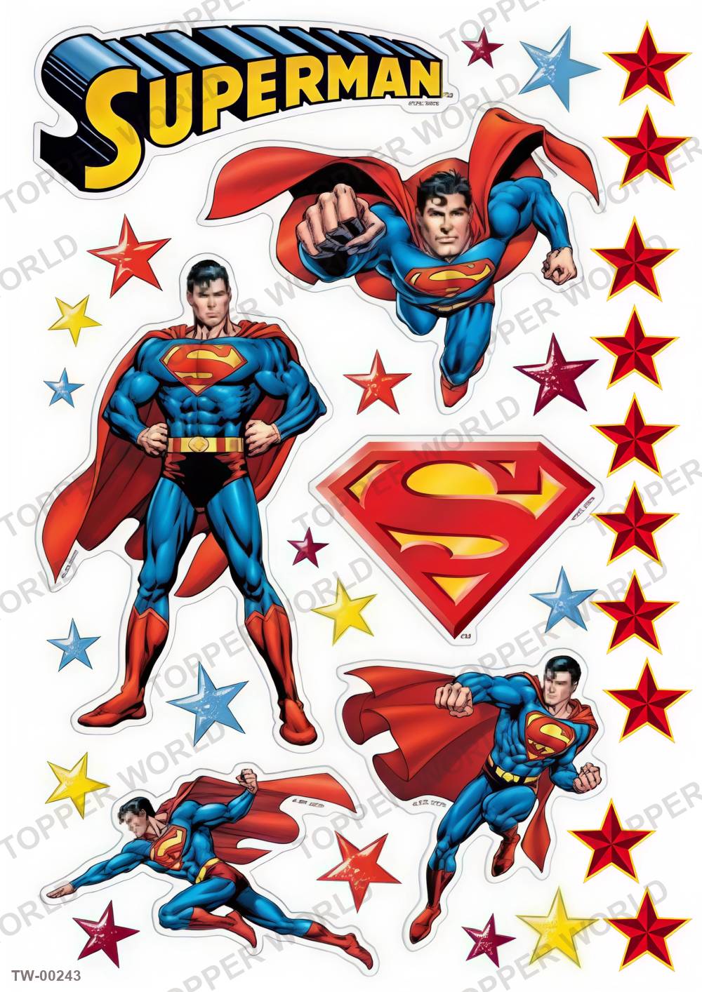 Superman Topper Sheet 05 – A4 topper sheet