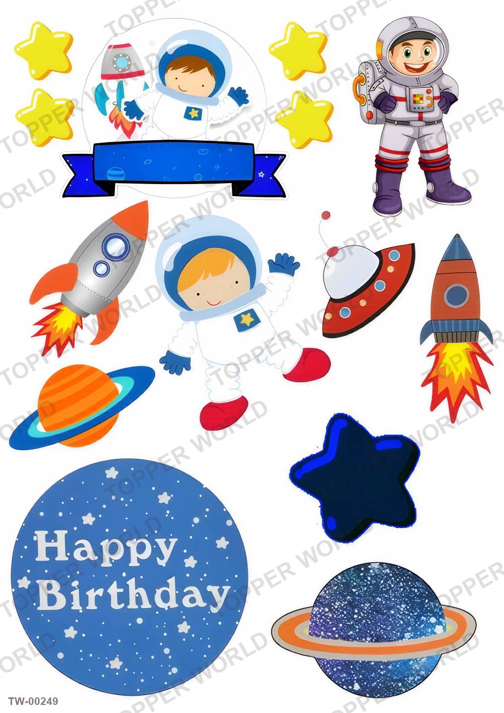 Little Boy Topper Sheet 05 – A4 topper sheet