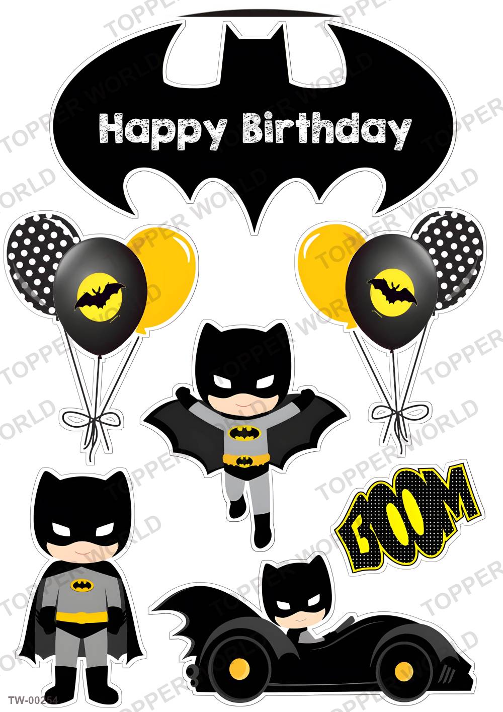 Batman Topper Sheet 06 – A4 topper sheet