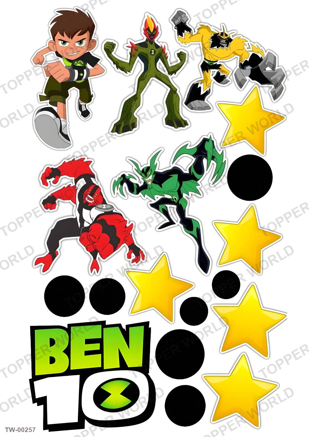 Ben 10 Topper Sheet 06 – A4 topper sheet