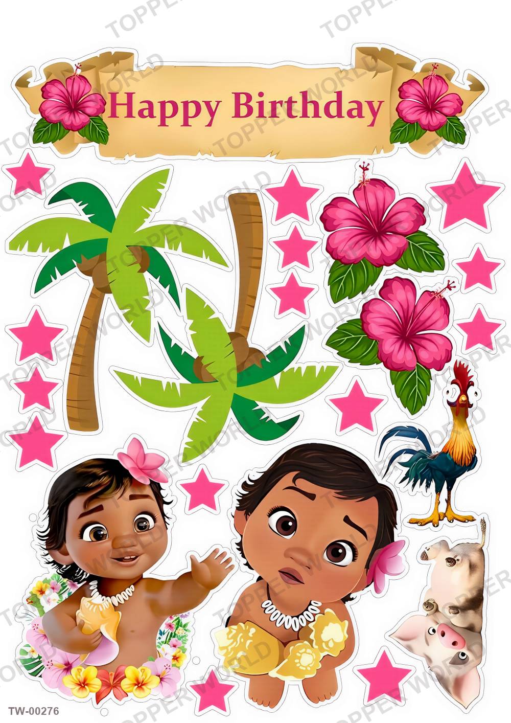 Moana Topper Sheet 06 – A4 topper sheet