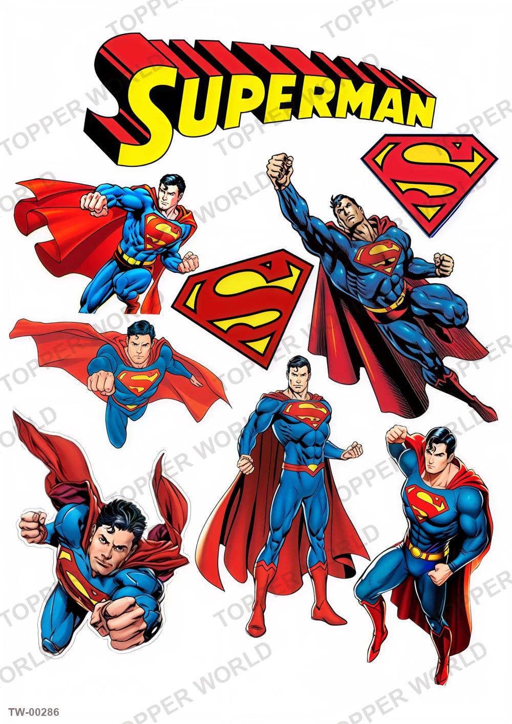 Superman Topper Sheet 06 – A4 topper sheet