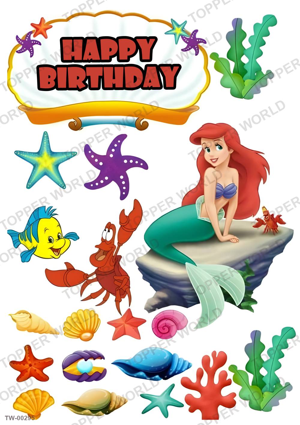 Ariel Topper Sheet 07 – A4 topper sheet