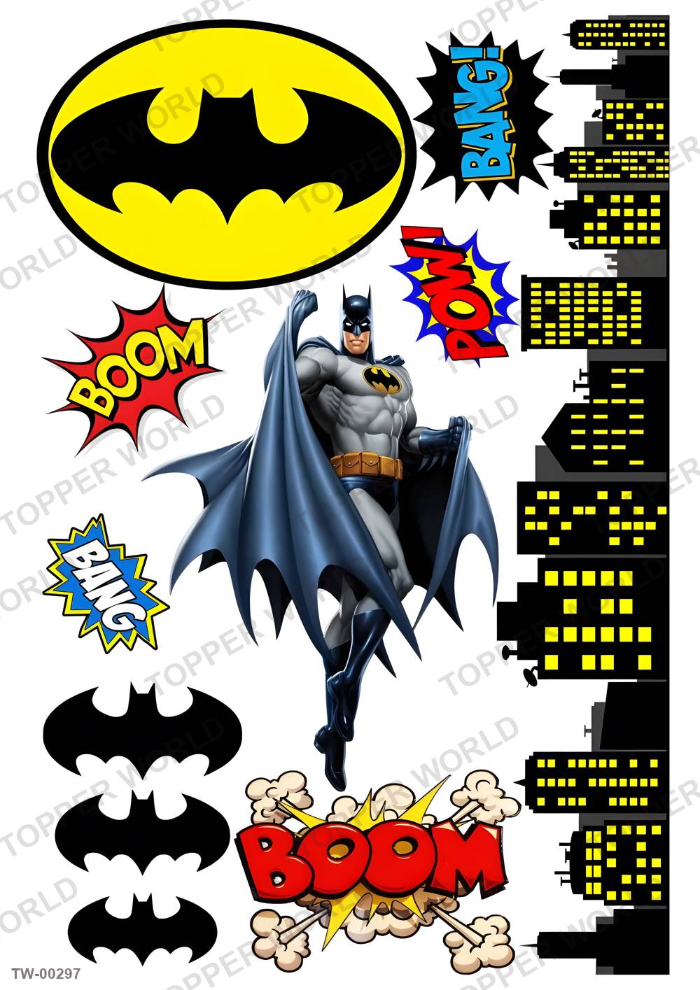 Batman Topper Sheet 07 – A4 topper sheet