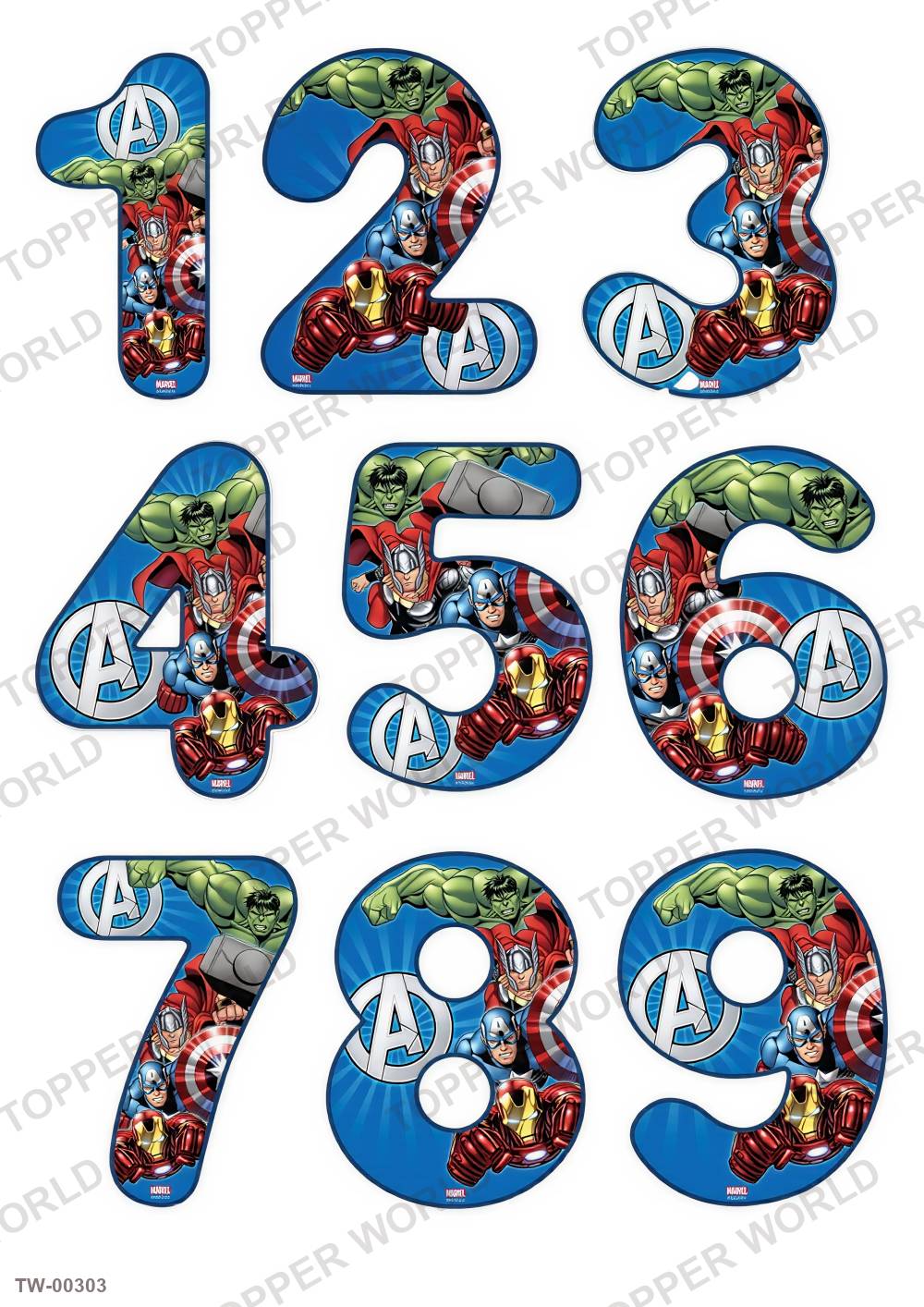 Captain America Topper Sheet 07 – A4 topper sheet
