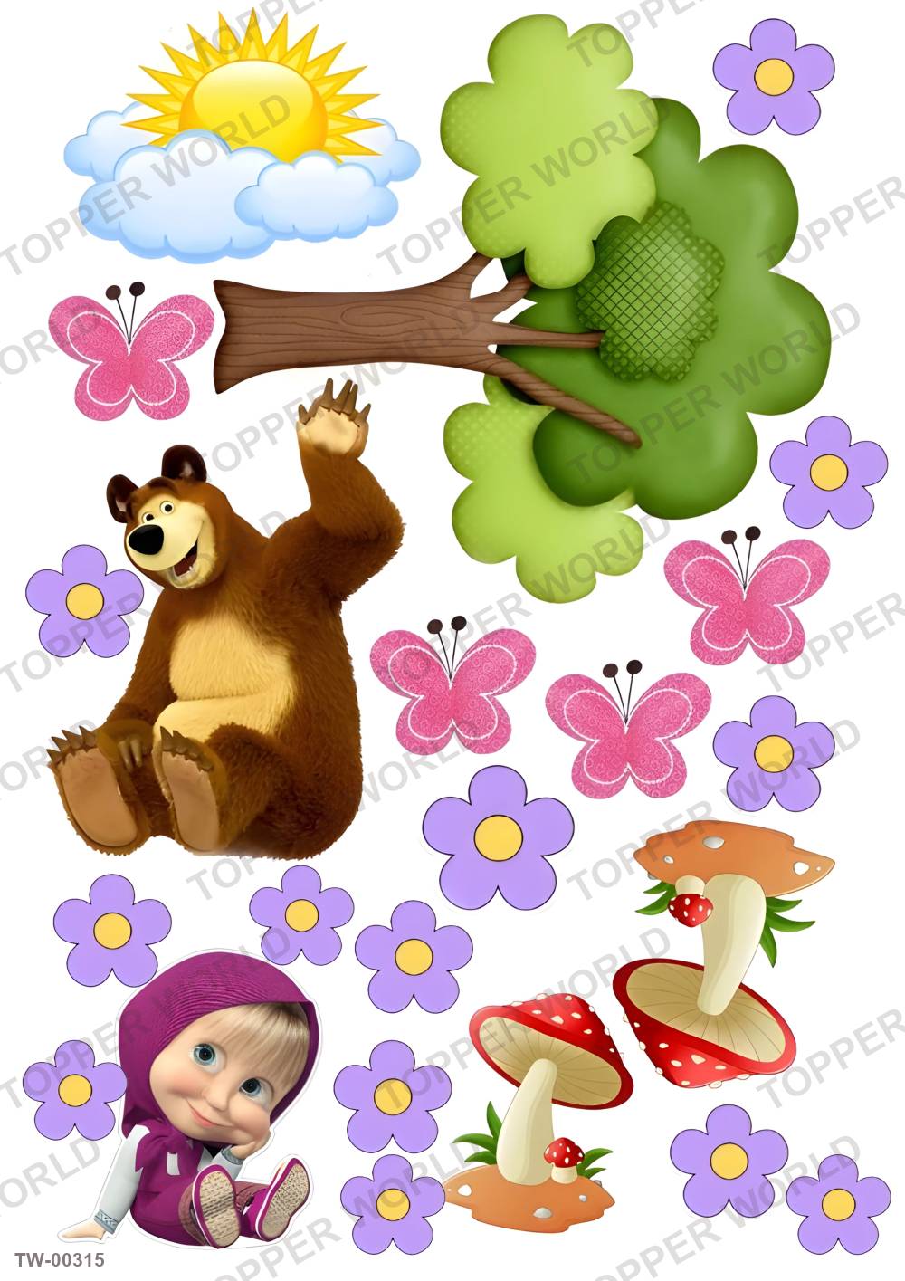 Masha Topper Sheet 07 – A4 topper sheet