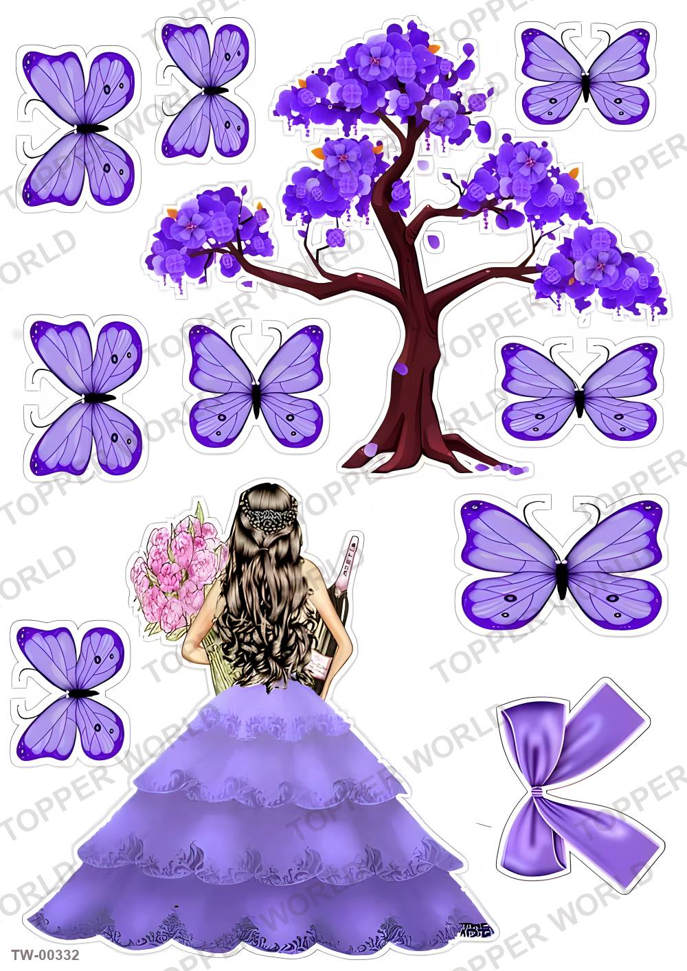 For Her Topper Sheet 07 – A4 topper sheet