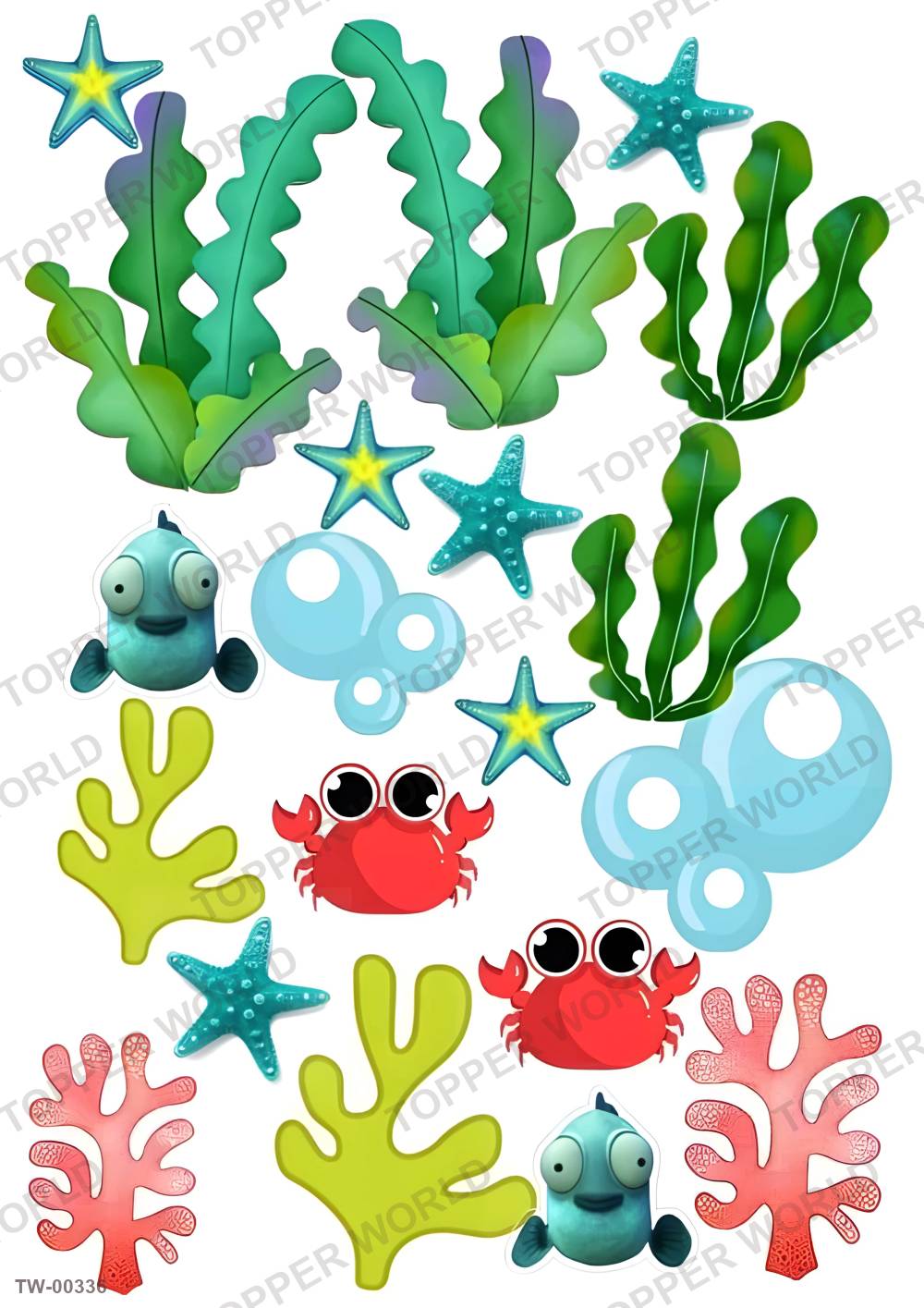 Animals Topper Sheet 08 – A4 topper sheet