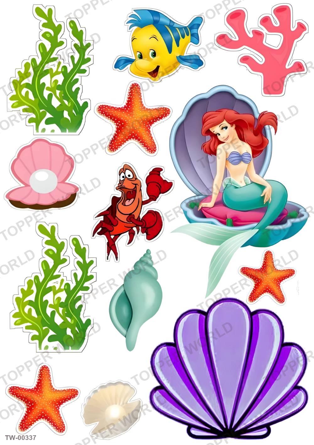 Ariel Topper Sheet 08 – A4 topper sheet