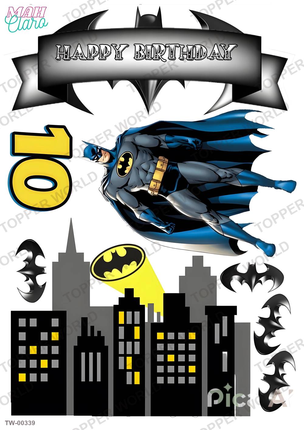 Batman Topper Sheet 08 – A4 topper sheet