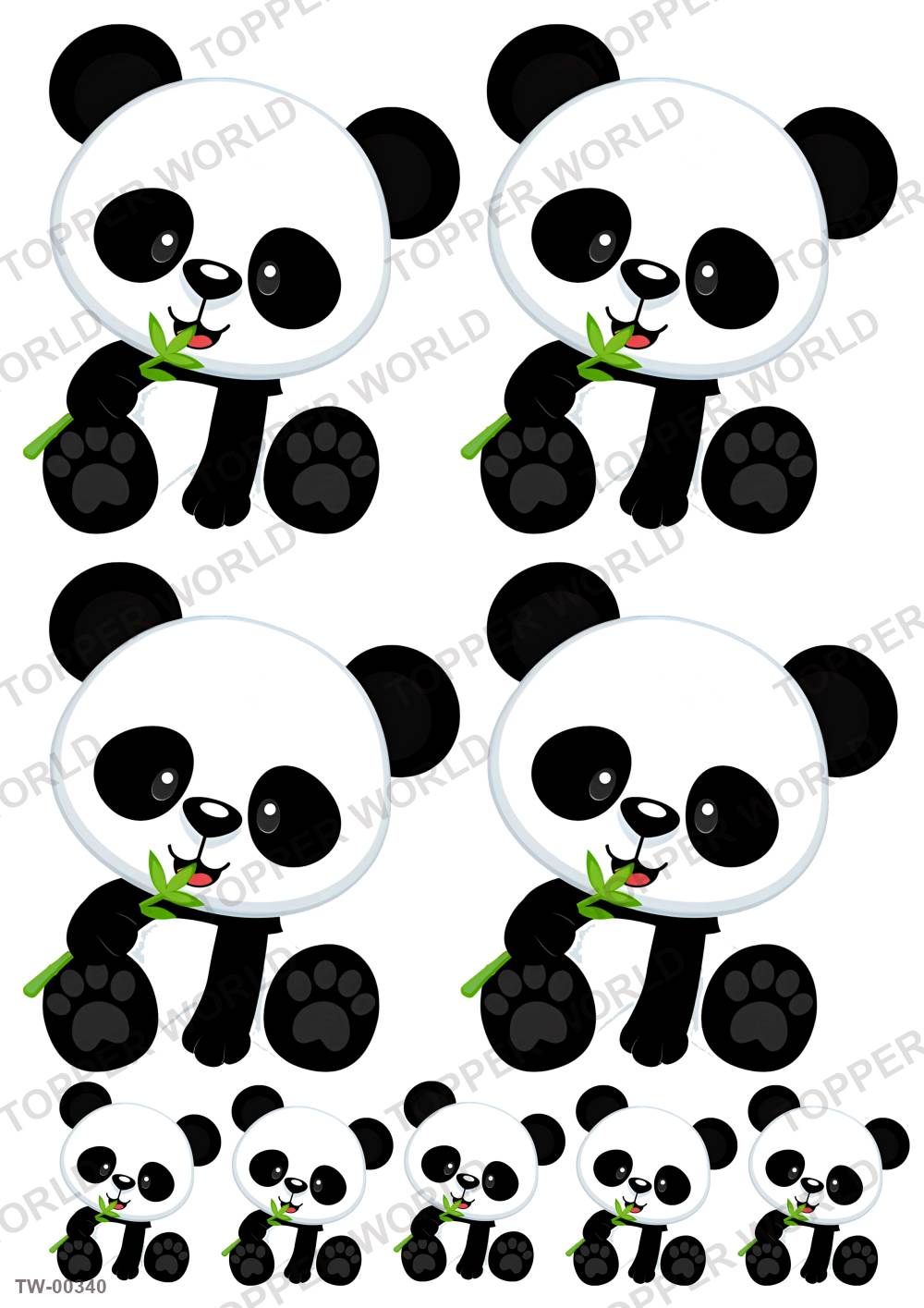 Bear Topper Sheet 08 – A4 topper sheet