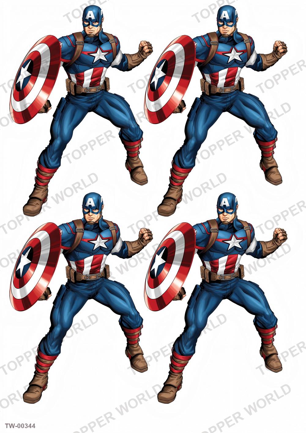 Captain America Topper Sheet 08 – A4 topper sheet