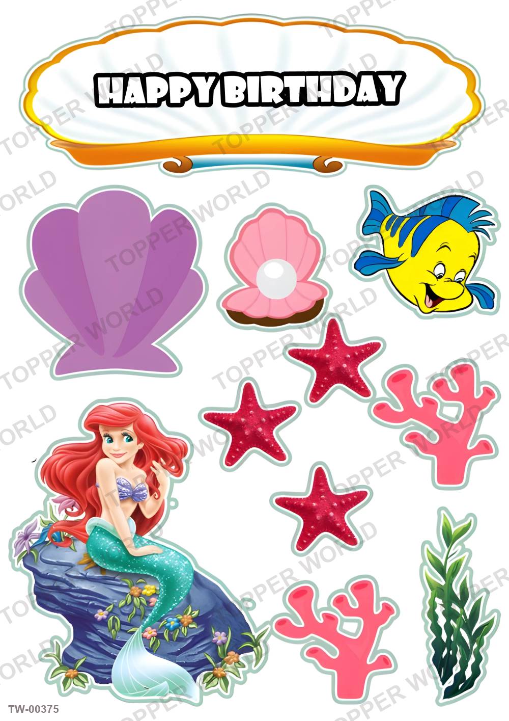 Ariel Topper Sheet 09 – A4 topper sheet