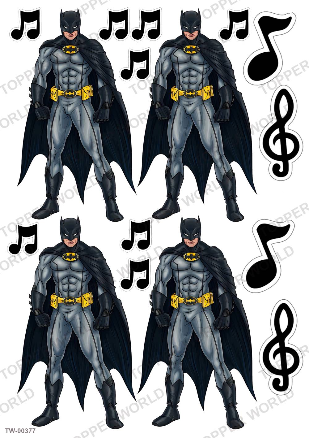 Batman Topper Sheet 09 – A4 topper sheet