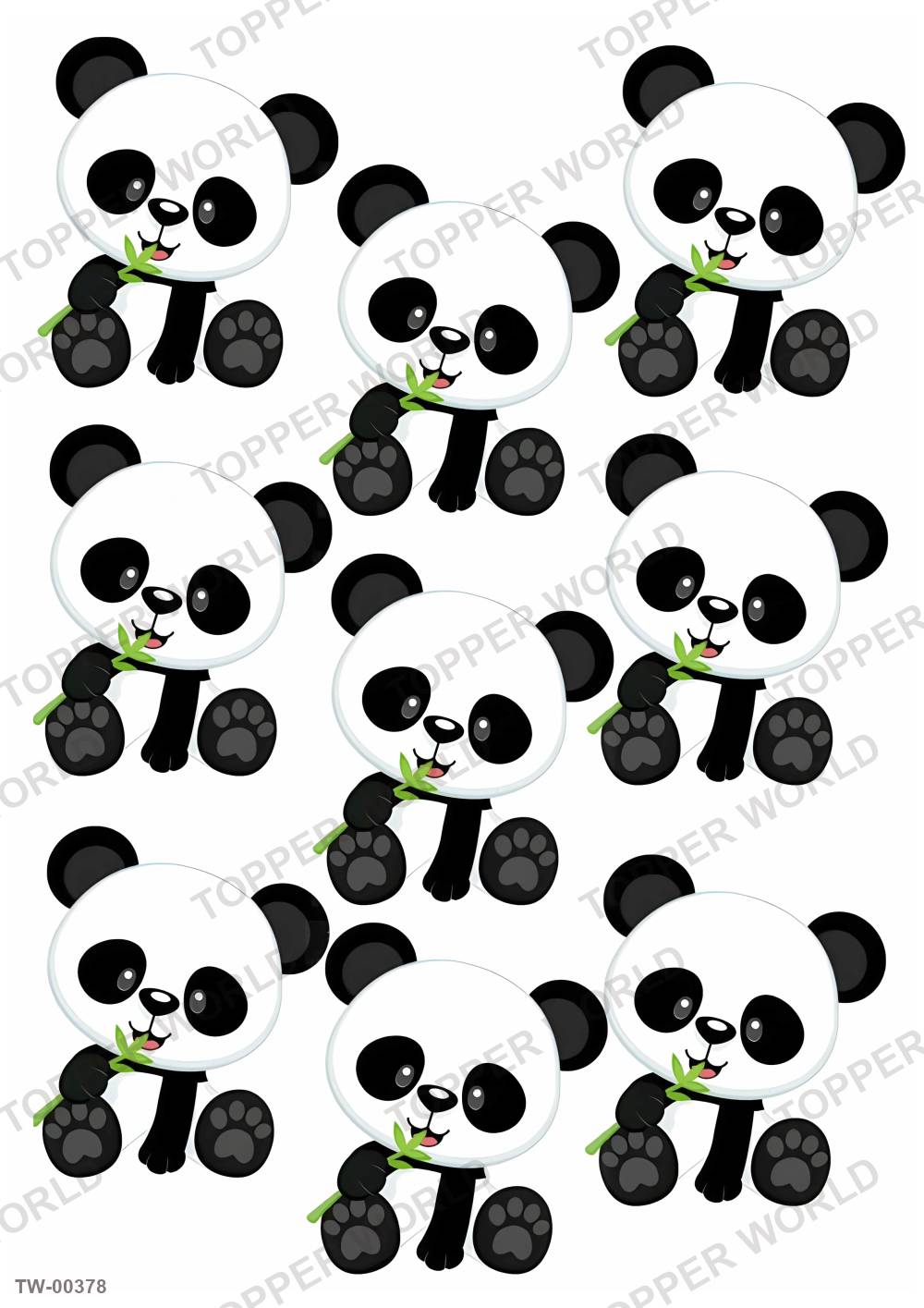 Bear Topper Sheet 09 – A4 topper sheet