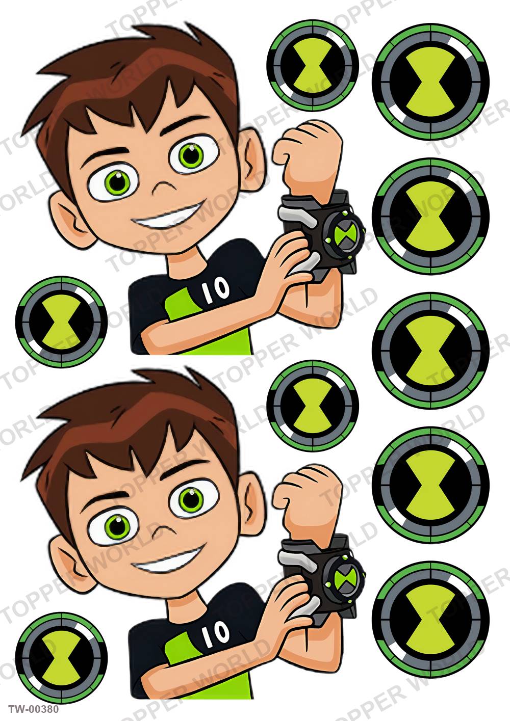 Ben 10 Topper Sheet 09 – A4 topper sheet