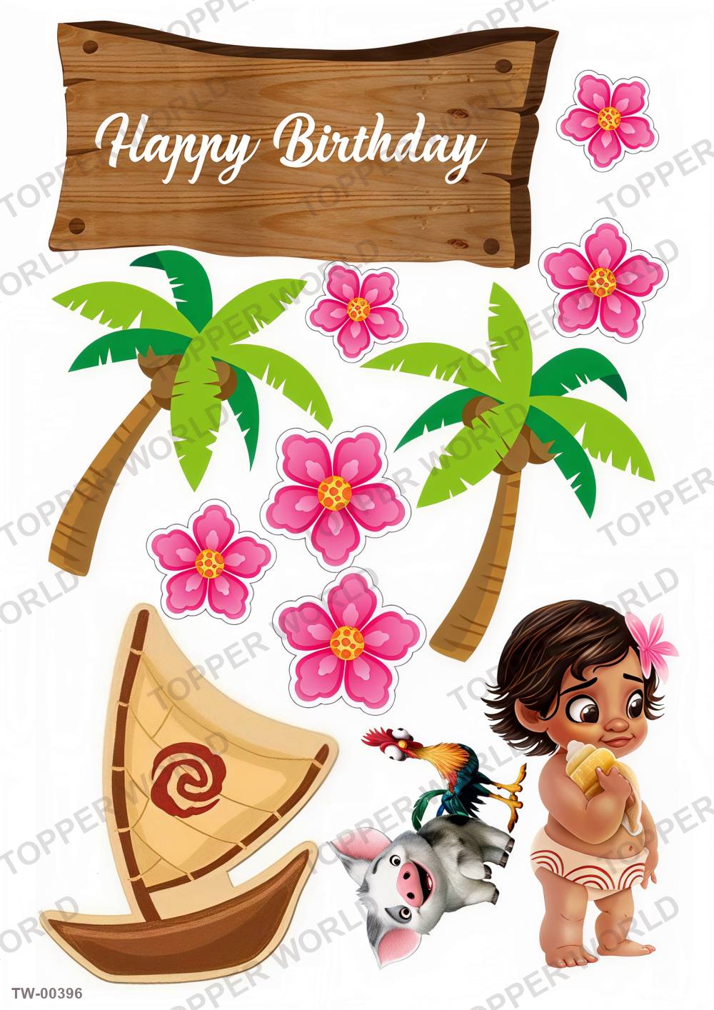Moana Topper Sheet 09 – A4 topper sheet
