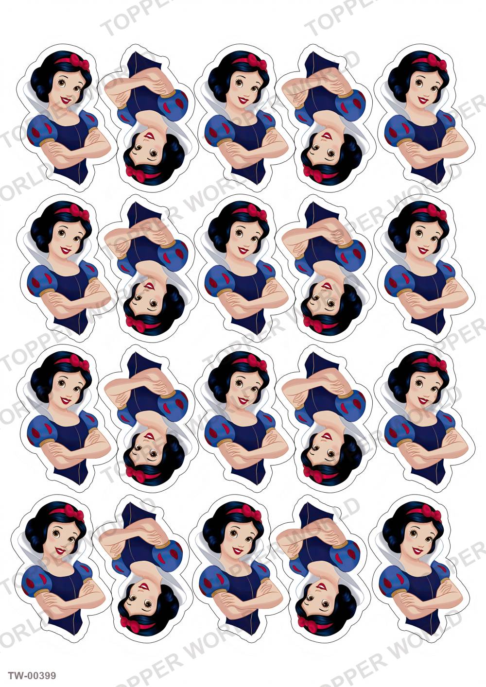 Snow White Topper Sheet 09 – A4 topper sheet