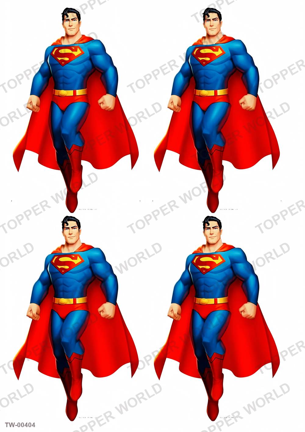 Superman Topper Sheet 09 – A4 topper sheet