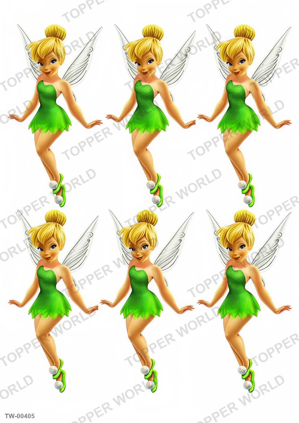 Tinker Bell Topper Sheet 09 – A4 topper sheet
