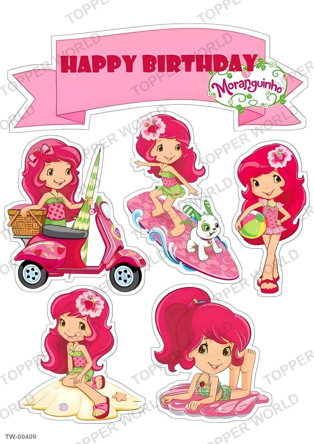 Little Girl Topper Sheet 09 – A4 topper sheet