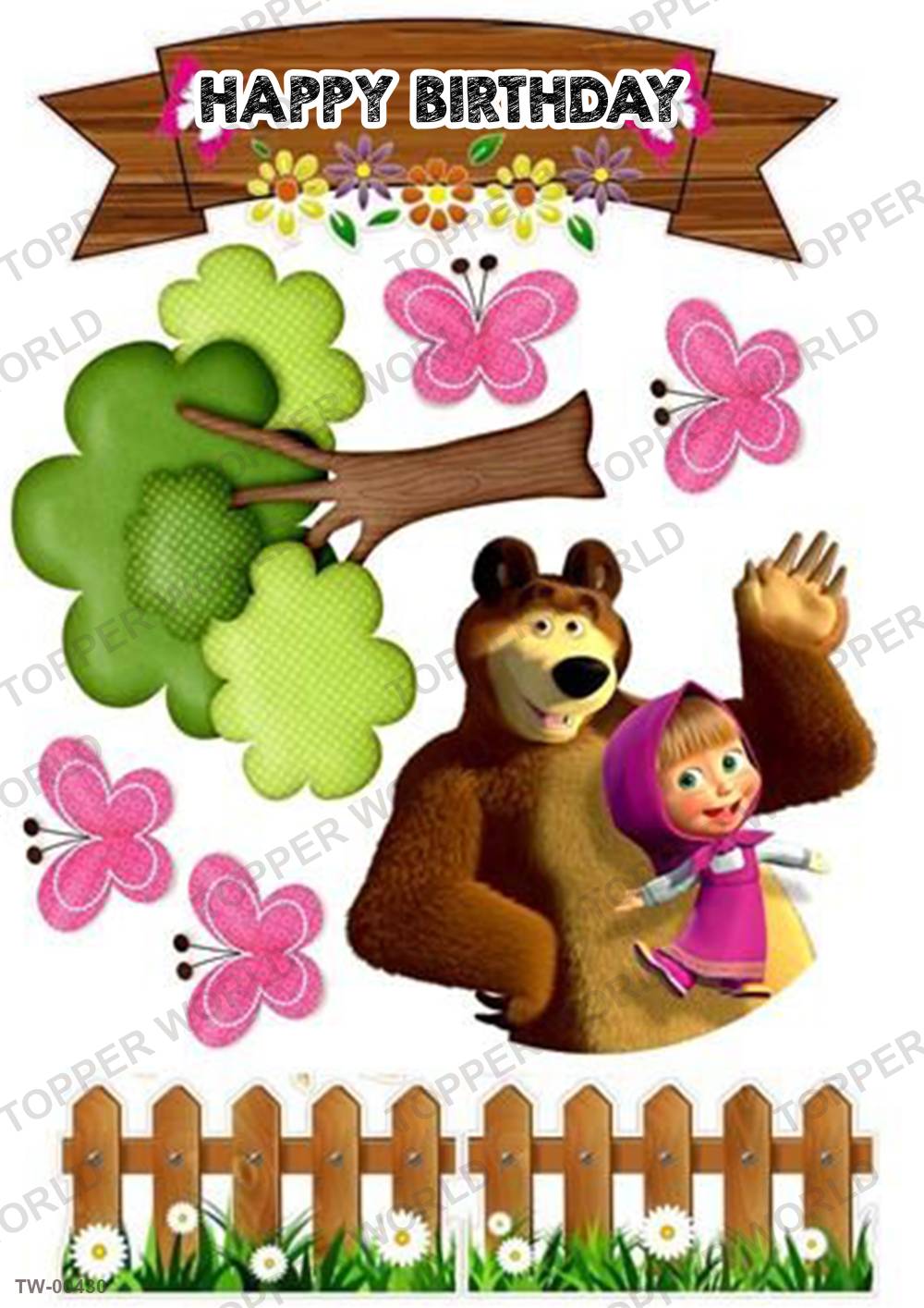 Masha Topper Sheet 10 – A4 topper sheet