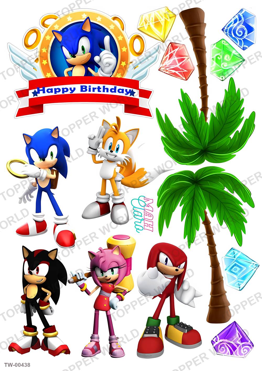 Sonic Topper Sheet 10 – A4 topper sheet