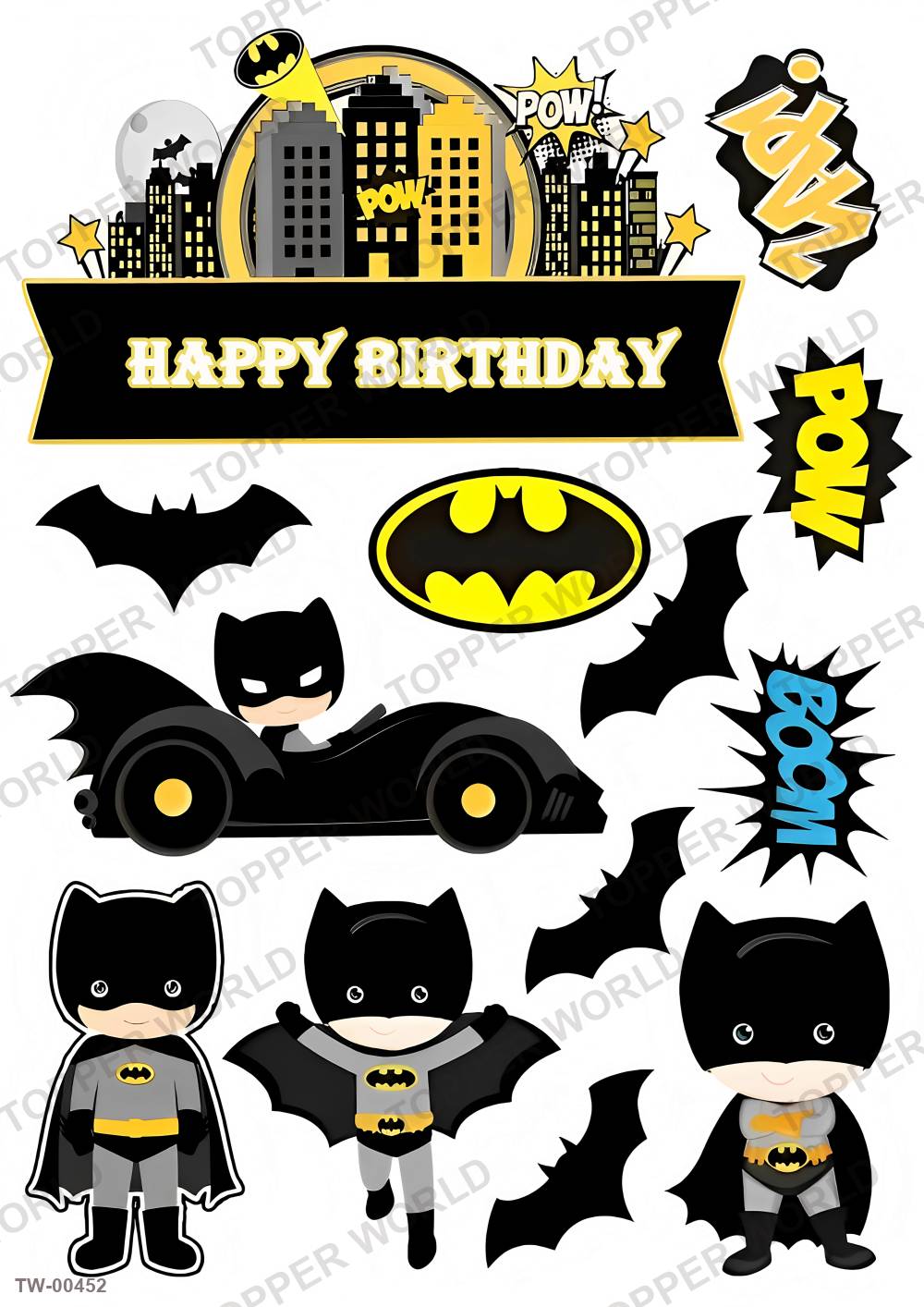Batman Topper Sheet 11 – A4 topper sheet