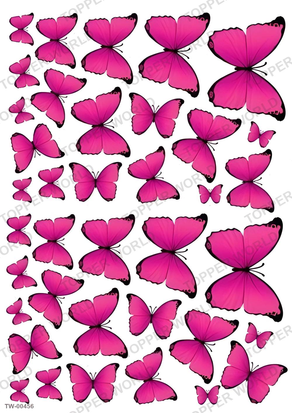 Butterfly Topper Sheet 11 – A4 topper sheet
