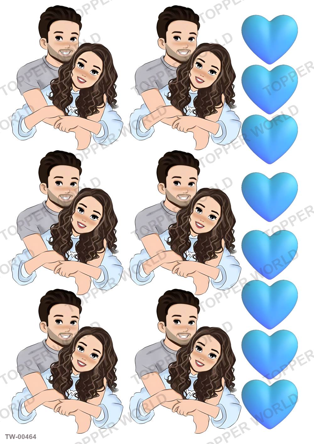 Love Topper Sheet 11 – A4 topper sheet