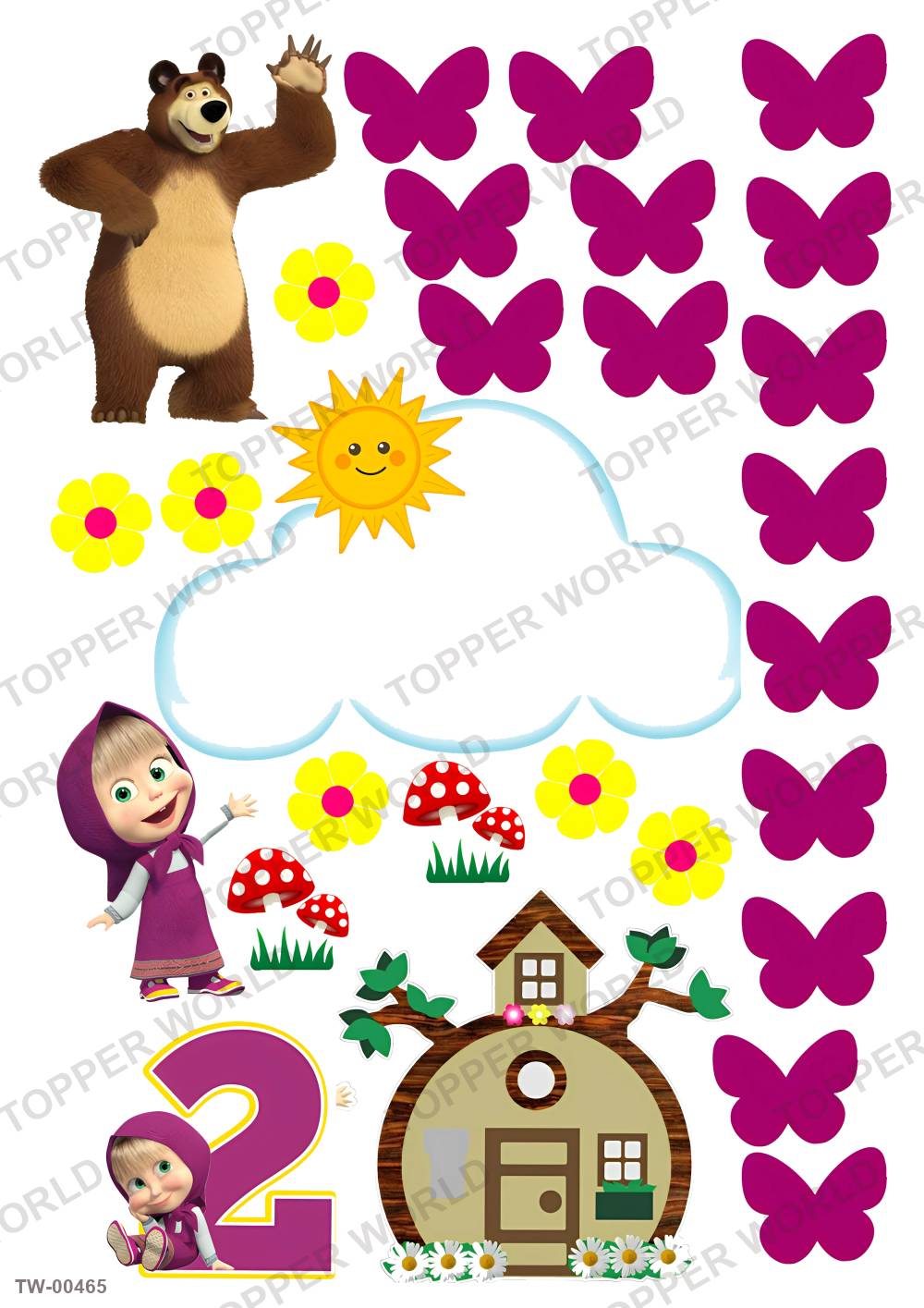Masha Topper Sheet 11 – A4 topper sheet