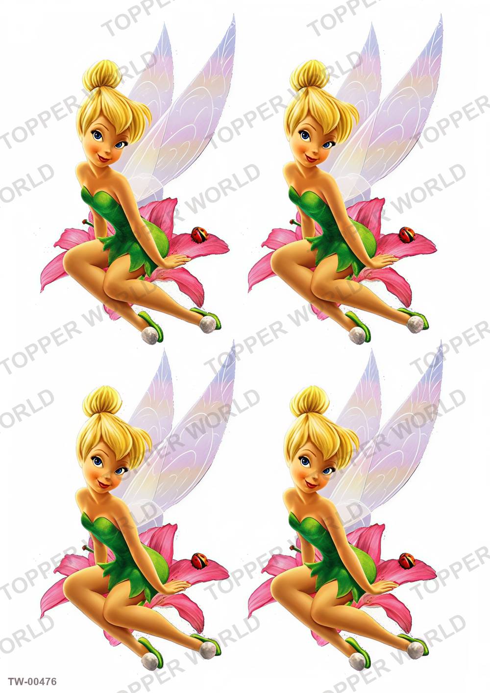 Tinker Bell Topper Sheet 11 – A4 topper sheet