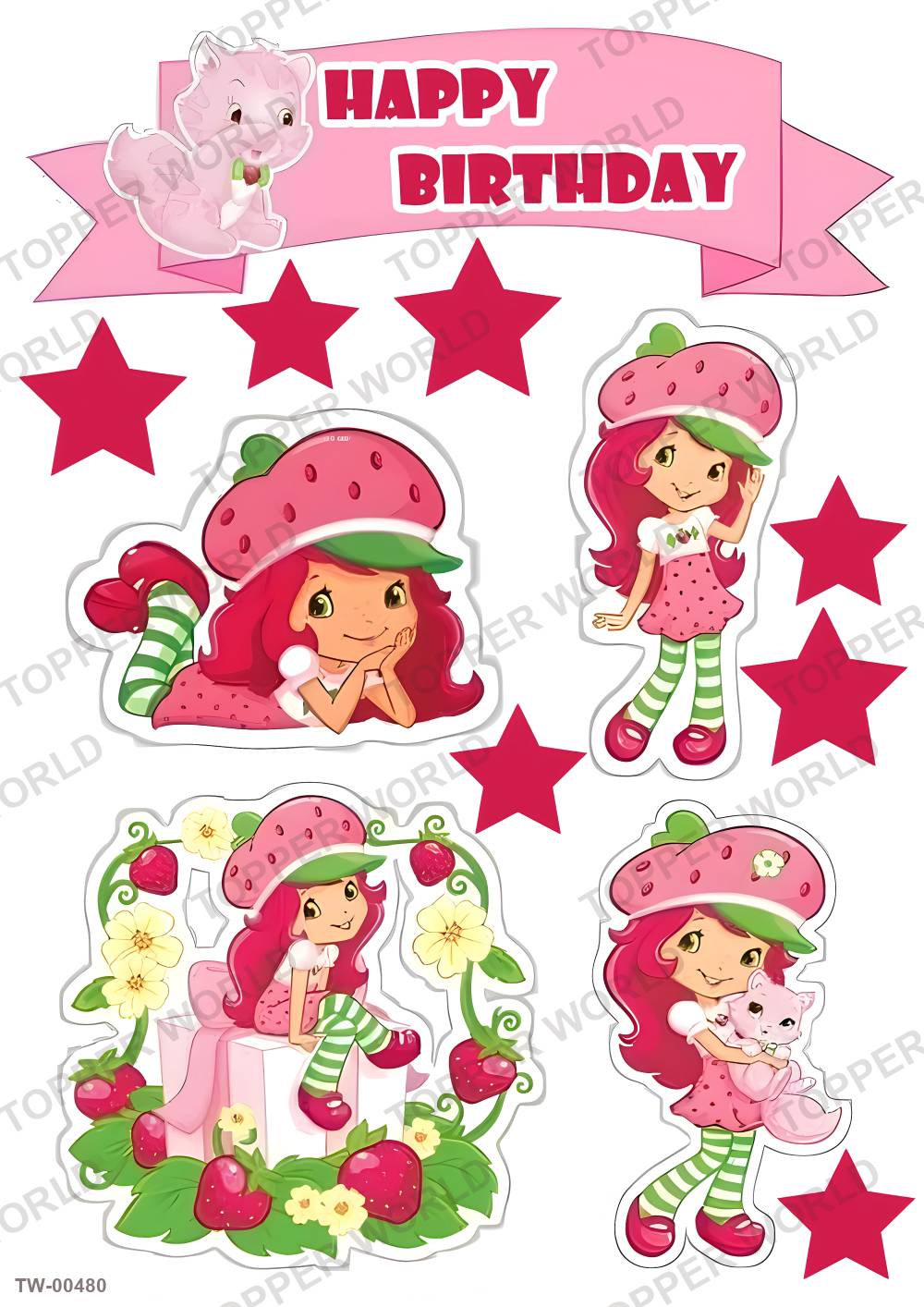 Little Girl Topper Sheet 11 – A4 topper sheet