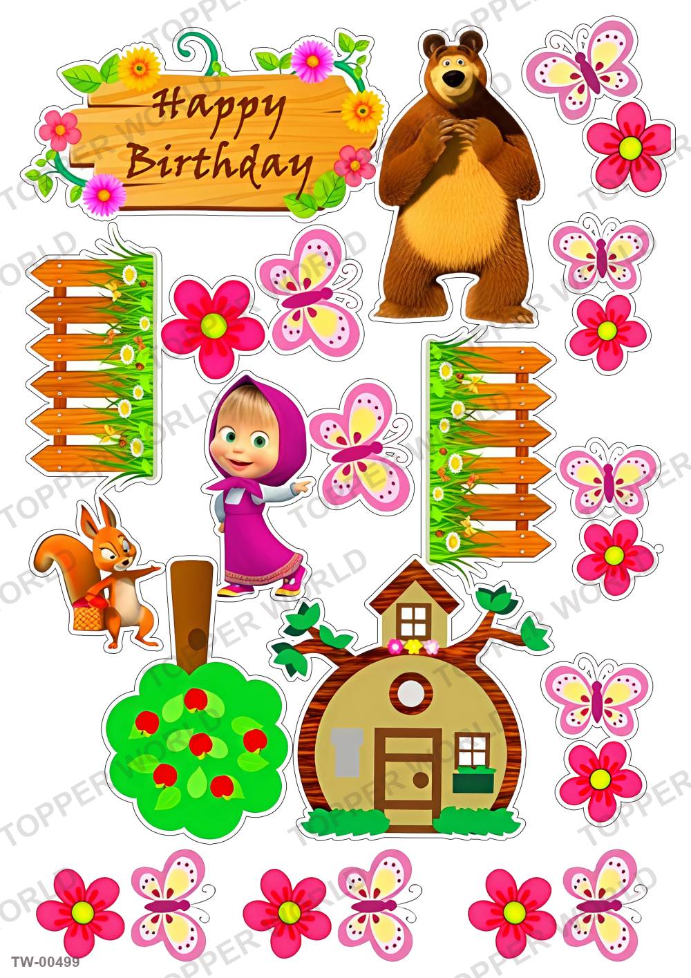 Masha Topper Sheet 12 – A4 topper sheet